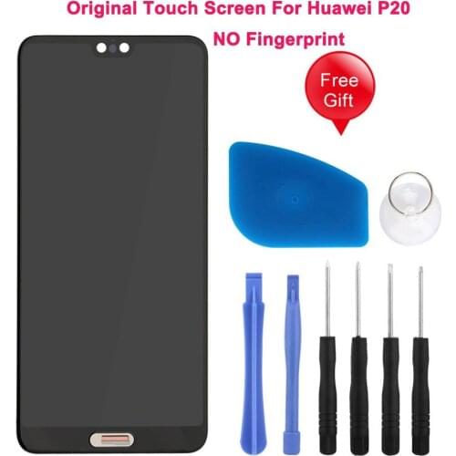 5.8 for Huawei P20 LCD Screen Touch Screen Digitizer Assembly EML L29 L22 L09 AL00 LCD No Fringerprint Replacement Parts
