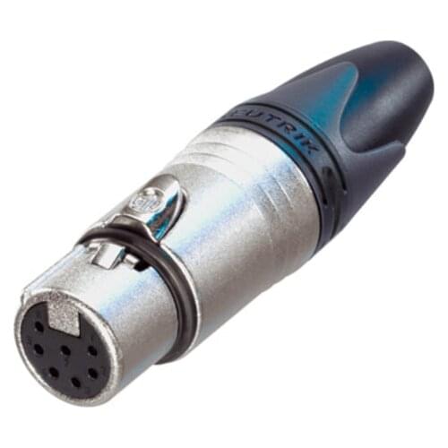 Swiss NEUTRIK NC7FXX 7-pin XLR cannon balanced female plug Audio connector