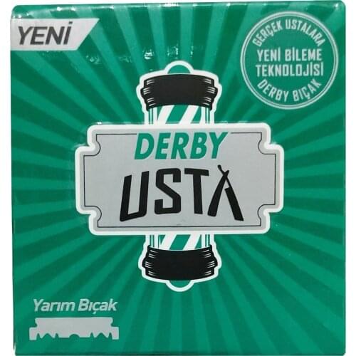 Derby Usta Single Edge Razor Half Blades 1 Pack/100 Blades