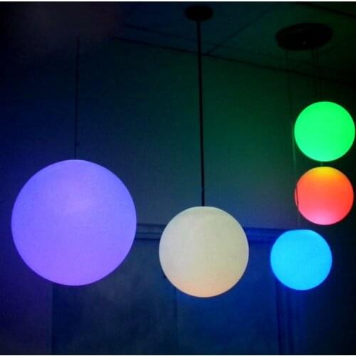 IP65 Waterproof LED Pendant Light 12cm 15cm 20cm 25cm Remote Control Chandelier Light Restaurant cafe club bar decor ball lamp