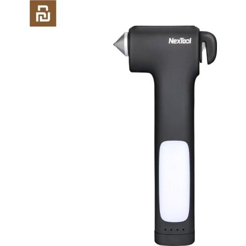 Xiaomi Multitool Nextool 4 In 1 Multifunctional Safety Hammer Emergency Escape Window Breaker Seat Belt Cutter Mobile Flashlight