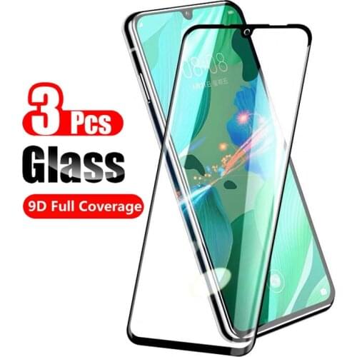 3-Pack 9D Full Cover Tempered Glass For Huawei Nova 5T 5i Pro Screen Protector For Huawei Nova 5 Pro Protective Glass Black