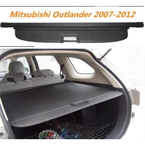 Car Rear Trunk Security Shield Cargo Cover For Mitsubishi Outlander 2007-2012 High Qualit Auto Accessories