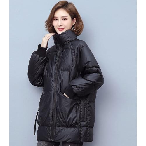 Woman Jacket Parkas Coat Winter Clothing Cotton Coat Female Fashion Jacket Loose Cotton Coat Temperament Coat Veste Femme