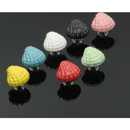 1pcs European Style Rural Ceramic Drawer Cabinet Cupboard Door Knob Furniture Handle for Kids/Childrens Room
