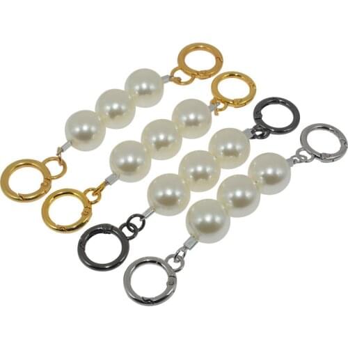 1PCS Bags Accessories Extend The Pearl Chain Woman Bag Purse Chain Replacement Handles for handbag Extender Shoulder Bag Strap