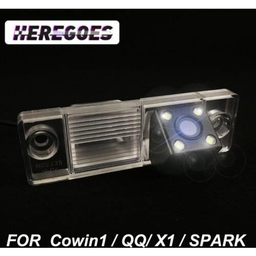 Car CCD Night Vision Waterproof Rear View Camera Parking Assistance Wide Angle For Chery Cowin 1 / QQ / X1 / Spark