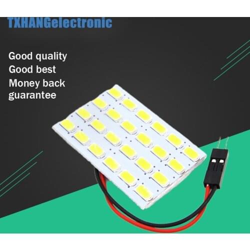 Car Dome Lights T10 5730 24smd Car Accessories Car Interior Lights High Quality Car-styling DC 12V Reading diy electronics