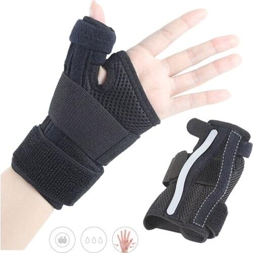 Two-way Thumb Stabilizer Finger Support Wrist Band for Tendonitis Arthritis Thumb Brace Durable Adjustable Elastic