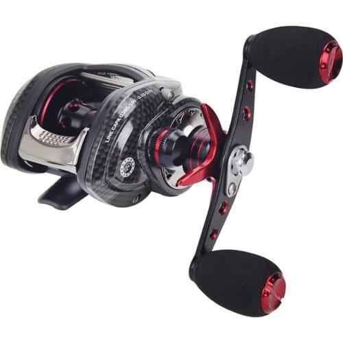 12+1Bb Lure Drop Wheel Fishing Carbon Fiber Body Long Shot Speed Ratio 6.3:1 Brass Accessories Bait Quality Tackle SD0003