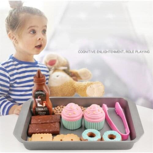 Kawaii Childrens Kitchen Toys Plastic Simulation Food Cake Ice Cream Dessert Pretend Play Early Education Toy For kids Gift