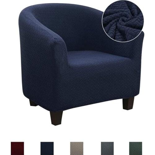 Club Chair Slipcover,Stretch Sofa Slipcover 1-Piece Couch Furniture Protector Cover,Solid Eye-protect Color Armchair Covers