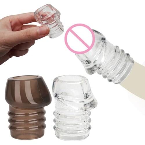 Foreskin Correction Penis Ring Reusable Penis Exerciser Trainer Glans Massage Delay Ejaculation Cock Ring Sex Toys For Men