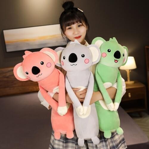 Creative Cute New Long-handed Koala Pillow Plush Toy Large Dull Monkey Doll Clip Leg Pillow Soft Skin-friendly and Comfortable