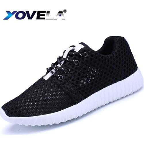 Summer Outdoor New Fashion Unisex Casual Shoes Comfortable Breathable Men Sneakers Lightweight Soft Mesh Jogging Mens Flat Shoes