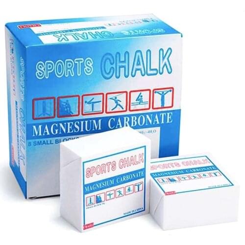 8 Pcs Weight Lifting Magnesium Powder Anti-skid Rhythmic Gymnastic Chalk Sports Barbell Climbing Magnesium Block Fitness