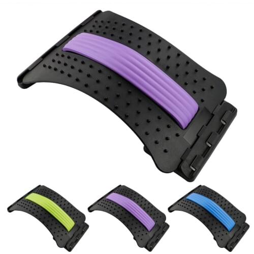 Stretch Equipment Back Massager Stretcher Fitness Lumbar Support Relaxation Mate Spinal Pain Relieve Chiropractor Messager New