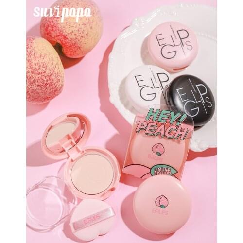 Peach oil control soft powder cake