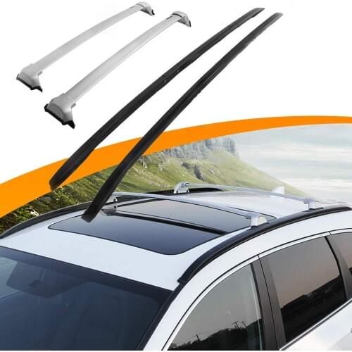 4Pcs left right front rear Aluminium roof rack cross bar rail fits for H-o-n-d-a CRV CR-V 2017 2018 2019 2020