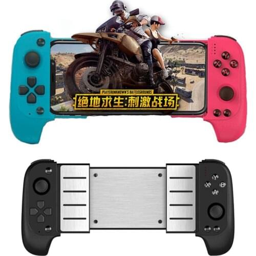 Portable Stretchable Mobile Game Controller Wireless Bluetooth 4.0 Hand Grip Gamepad Joystick Handle for IOS Android Smartphone