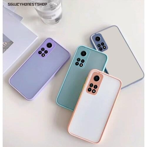 Shockproof Matte Case For Xiaomi Poco X3 NFC Mi 10T Pro 10 Lite 11 Redmi Note 9T 9 8 Pro 9s CC9 E K20 Camera Protect Back Cover