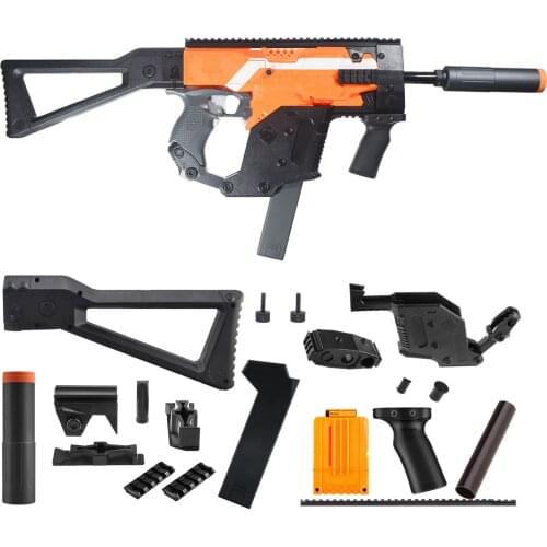 Worker Mod Kriss Vector Kits Combo 12 Items for Nerf Stryfe Toy Color Black