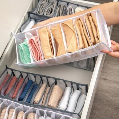 Drawer Closet Organizers Divider BoxesSTORAGE STORAGE ORGANIZER Jeans Compartment Storage Box Socks Underpants Foldable Storage