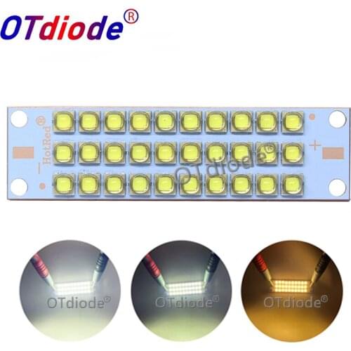 50W100W150W Korea LG3535 Cold Neutral Warm White LED COB Bulbs Chip Diode 55*15mm Copper Base