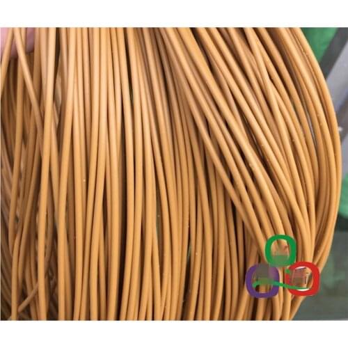 500G yellow color round synthetic rattan PE rattan weaving material plastic rattan for knit and repair chair basket etc