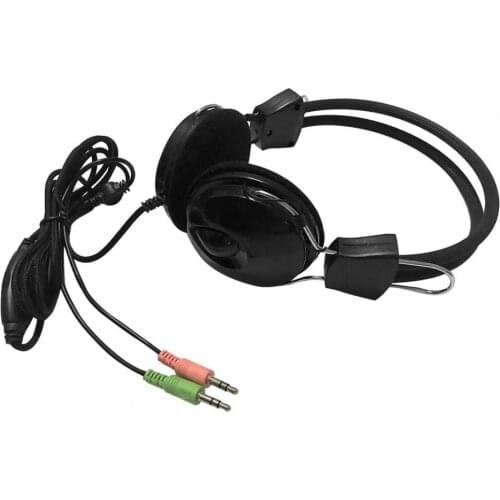 80% Off 3.5mm Universal Noise Canceling Head-mounted Headset Wired Headphone with Mic for Computer