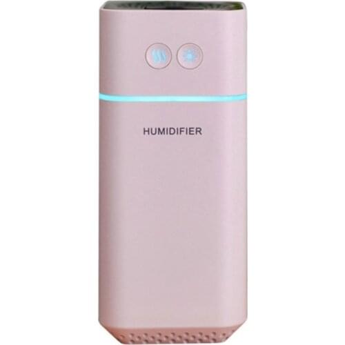 Car Air Humidifier USB Charging Spin Discoloration Led Night Light 200mL Air Freshener Humidifier For Home Car Office