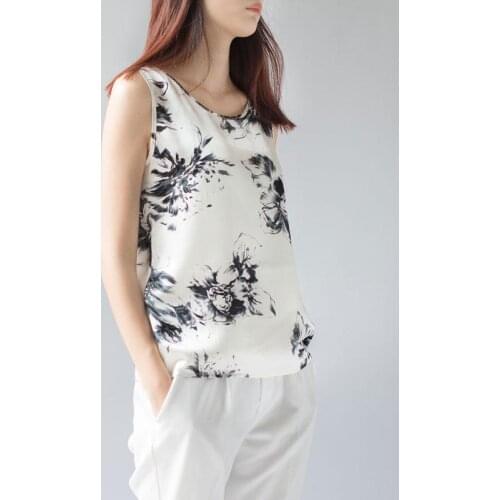 Женские шелковые майки BAQCN China At AliExpress