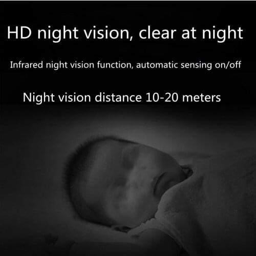 High-definition night vision wireless smart network remote baby monitor, mobile phone remote monitoring, multi-scene application