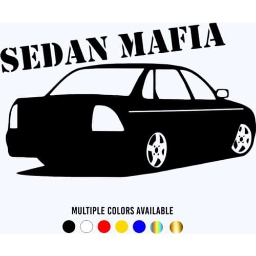 CK20348# Die-Cut Vinyl Decal Sedan Mafia Priora Car Sticker Waterproof Auto Decors on Car Body Bumper Rear Window