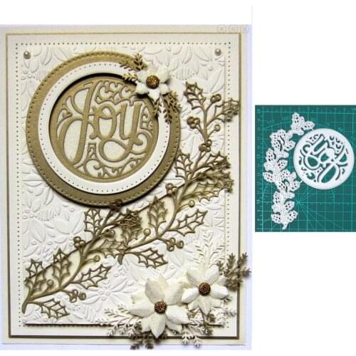 Joy Leave Vine Metal Cutting Dies Stencils Craft Die Cut Mould for DIY Scrapbooking Embossing Album Paper Cards Decorative