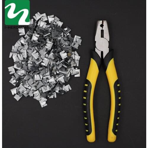 Cage Clamp Pliers And Nails Chicken Quail Bird Rabbit Pet Cage Installation And Repair Tool Bayonet Nail 300 Nails 1 Pliers