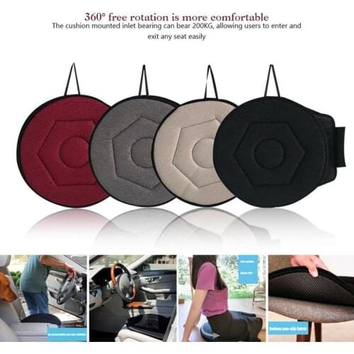 360 Degree Rotation Cushion Mats For Chair Car Office Home Bottom Seats Breathable Chair Cushion For Elderly Pregnant Woman