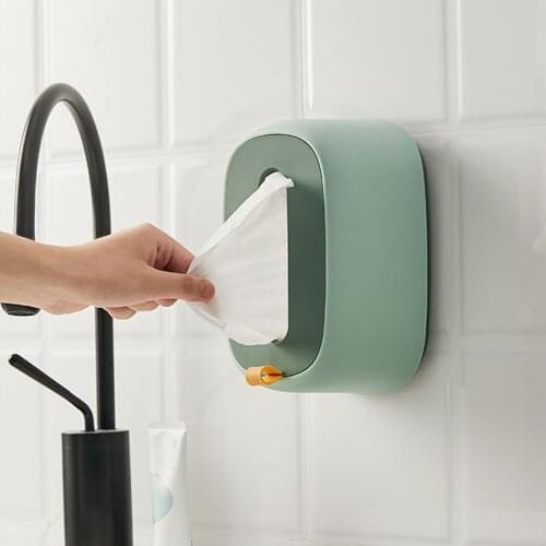Tissue Box Beautiful And Practical Multifunctional Wall-mounted Wet Wipes Holder Suitable For Most Wet Wipes And Paper Towels