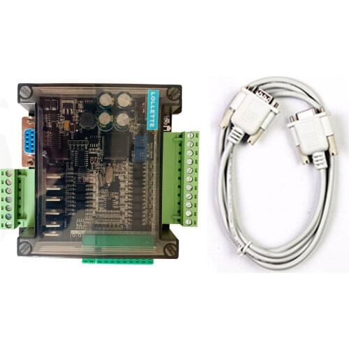 LE3U FX3U 14MT 6AD 2DA RS485 8 input 6 Transistor output 6 analog input 2 analog (0-10V) output plc RTC (real time clock)