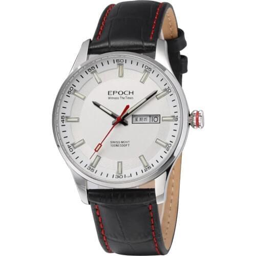 Men luxury brand wrist watch,mens T100 tritium watches EPOCH man switzerland luminous wristwatch waterproof quartz reloj fashion