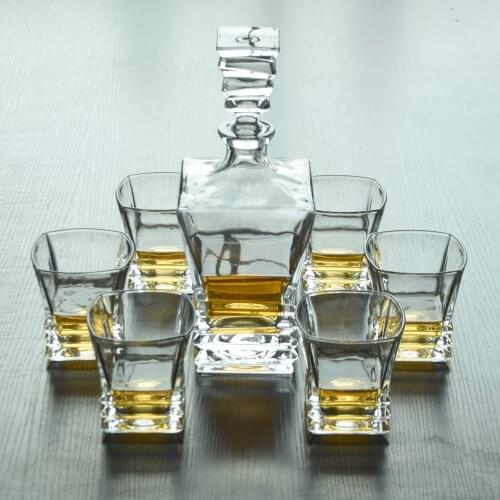 Wholesale Crystal Large Capacity Whisky Glass High-end Wine Bottle Creative Wine Decanter Set