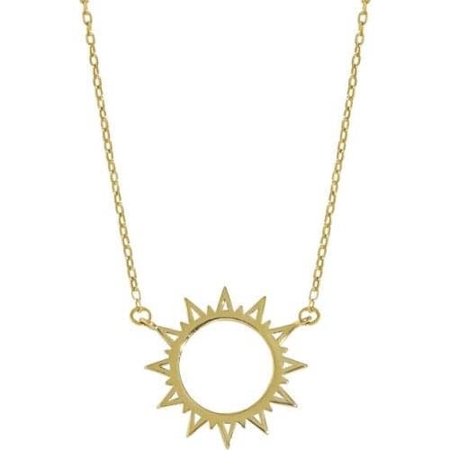 Retro S925 sterling silver Ethnic Sun Totem Pendent Necklaces For Charm Women Birthday Party Fashion Jewelry