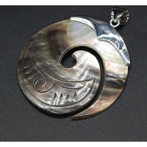 Natural Summer Beach Shell Pendant Mother of Pearl Shell Charms Accessories DIY Necklace Earrrings Jewelry Making Supplies