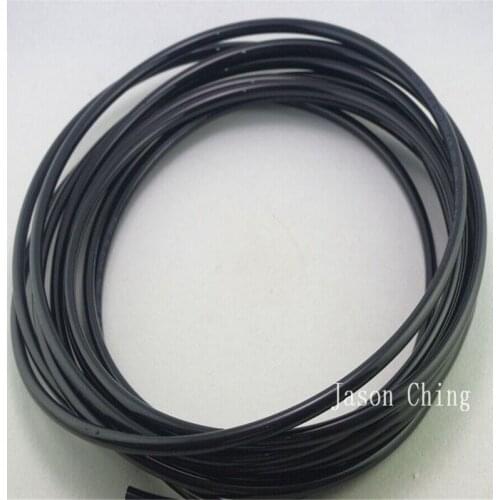 PU Air Pipe Tube Pneumatic Hose OD 6mm x4mm ID For Pneumatics 10M Black Color