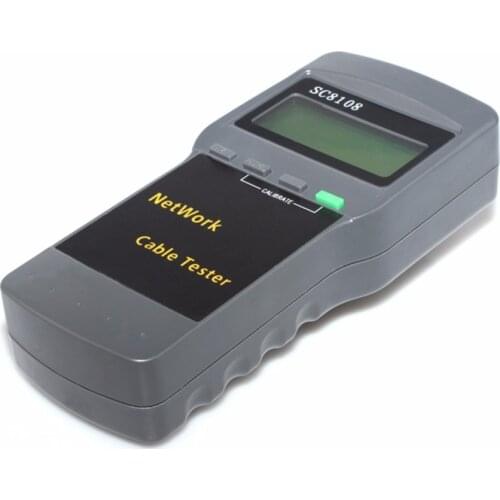 SC8108 Portable LCD Wireless Network Tester Meter&LAN Phone Cable Tester & Meter With LCD Display