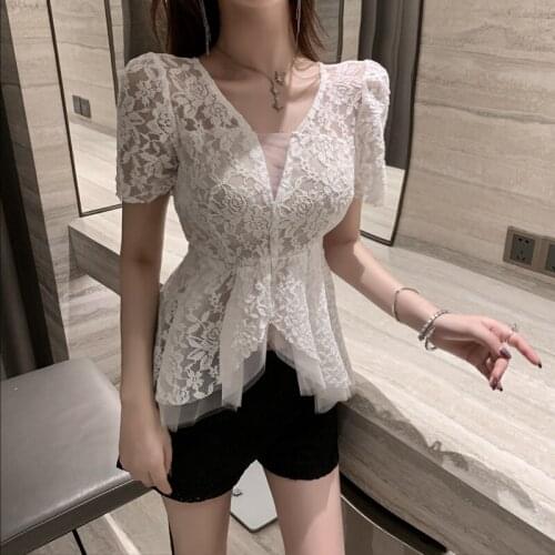 Qunque/群鹊 Short Sleeve Shirts For Women