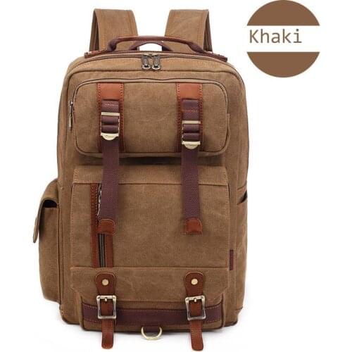 Bag Men Vintage Backpack Bag Waterproof Outdoor Sport Travel Quality Backpack Climbing Women School Backpack For Rucksack Canvas