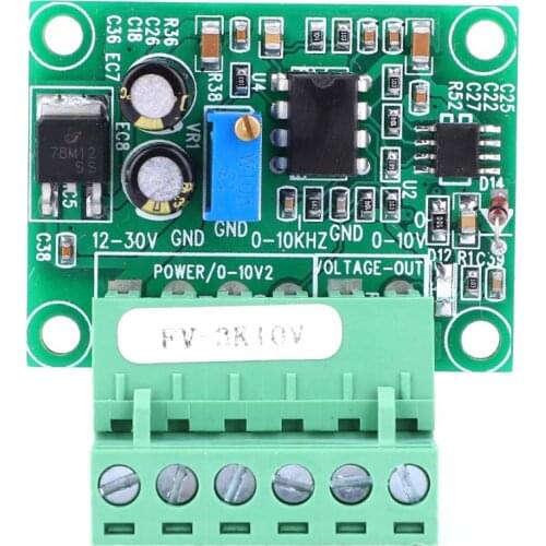 FV-3KHz10V Frequency to Voltage Converter Module 0~3Khz to 0~10V Digital to Analog Signal F/V Converter Module
