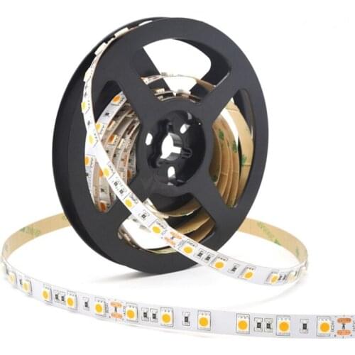 LED Strip 5050 DC12V 24V Flexible LED Rope Light White Warm White RGB Led Tape Light Ribbon for Home Decoration
