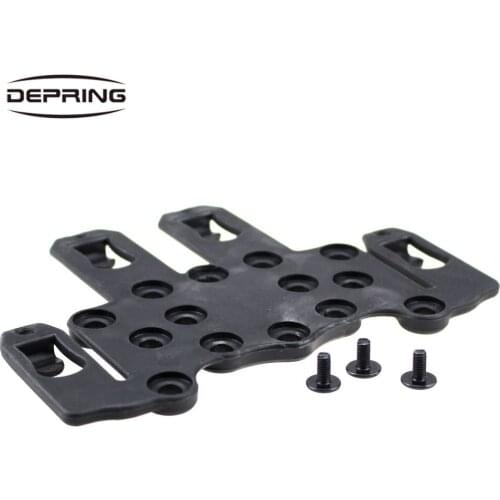 Tactical Molle Speed Clip Platform Gun Holster Rail Mount Adapter for Glock Beretta M9 Hunting Accessories